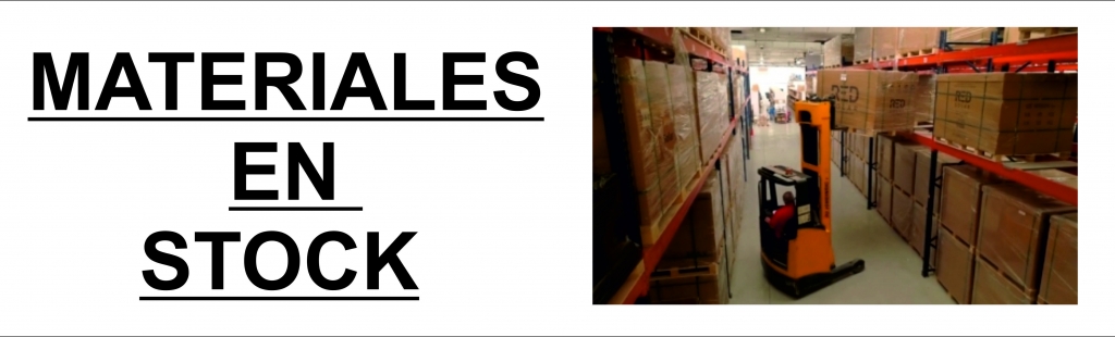 Materiales en stock